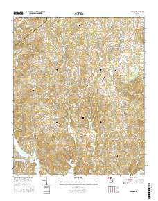 Clermont 2017 topographic map thumbnail