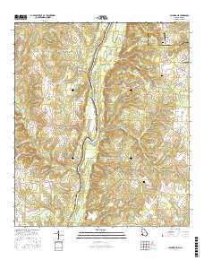 Columbia NE 2017 topographic map thumbnail