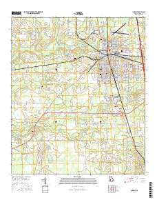 Cordele 2017 topographic map thumbnail