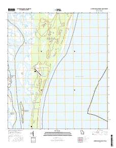 Cumberland Island South 2017 topographic map thumbnail