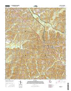 Cusseta 2017 topographic map thumbnail