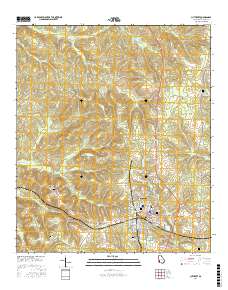 Cuthbert 2017 topographic map thumbnail