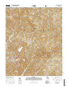 Dahlonega 2017 topographic map thumbnail