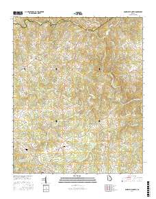 Danielsville North 2017 topographic map thumbnail