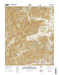 Dillard 2017 topographic map thumbnail