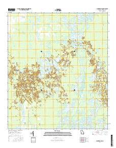 Dinner Pond 2017 topographic map thumbnail