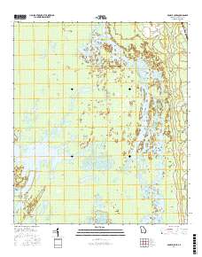Double Lakes 2017 topographic map thumbnail