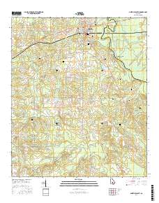 Abbeville South 2017 topographic map thumbnail