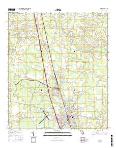 Adel 2017 topographic map thumbnail