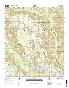 Alapaha 2017 topographic map thumbnail