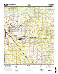 Albany East 2017 topographic map thumbnail