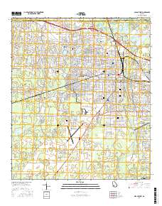 Albany West 2017 topographic map thumbnail