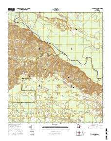 Altamaha SE 2017 topographic map thumbnail