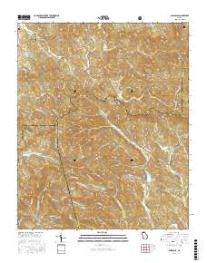 Amicalola 2017 topographic map thumbnail