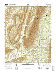 Armuchee 2017 topographic map thumbnail