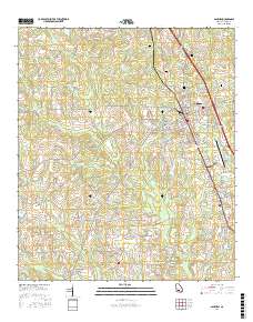 Ashburn 2017 topographic map thumbnail