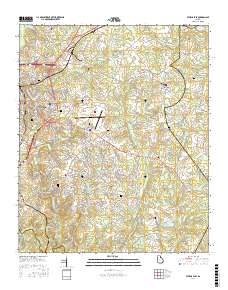 Athens East 2017 topographic map thumbnail