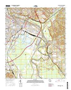 Augusta East 2017 topographic map thumbnail