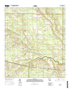 Axson 2017 topographic map thumbnail