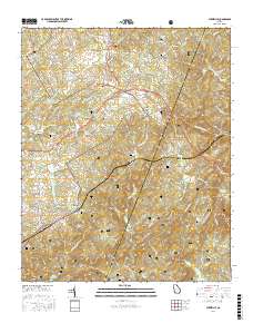Ayersville 2017 topographic map thumbnail