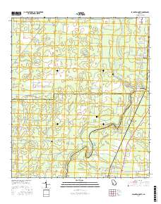 Baconton North 2017 topographic map thumbnail