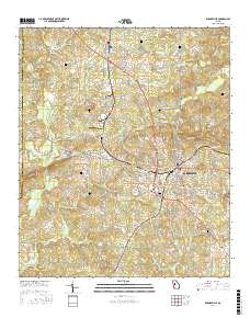 Barnesville 2017 topographic map thumbnail
