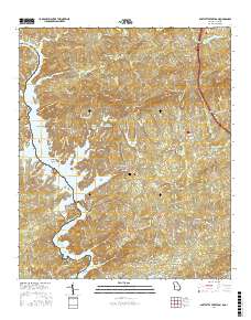 Bartletts Ferry Dam 2017 topographic map thumbnail