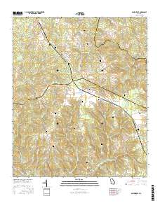 Bastonville 2017 topographic map thumbnail