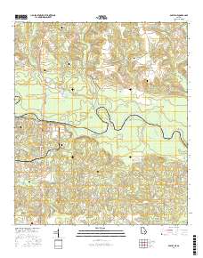 Baxley NE 2017 topographic map thumbnail