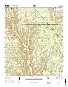 Beach 2017 topographic map thumbnail
