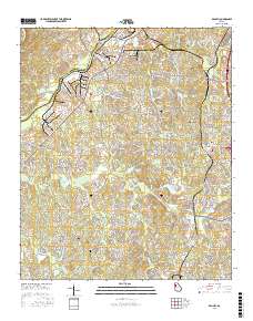 Ben Hill 2017 topographic map thumbnail