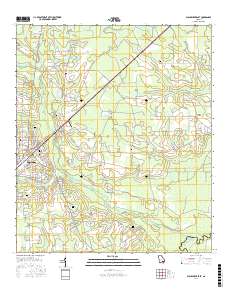 Blackshear East 2017 topographic map thumbnail