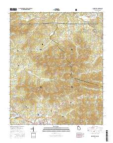 Blairsville 2017 topographic map thumbnail
