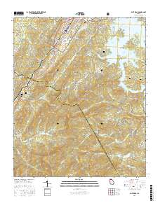 Blue Ridge 2017 topographic map thumbnail