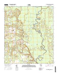 Blue Springs Landing 2017 topographic map thumbnail
