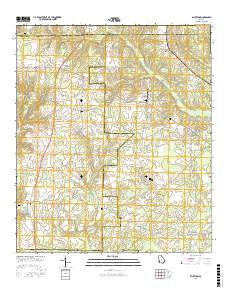 Bluffton 2017 topographic map thumbnail