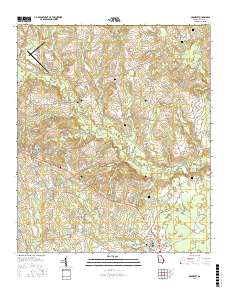 Brooklet 2017 topographic map thumbnail