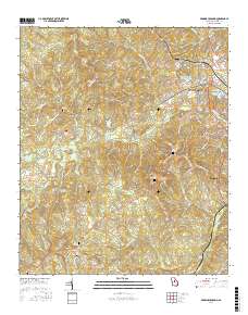 Browns Crossing 2017 topographic map thumbnail