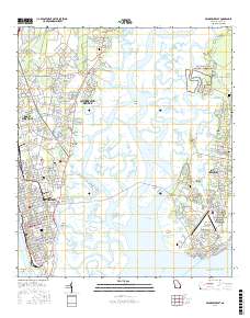 Brunswick East 2017 topographic map thumbnail