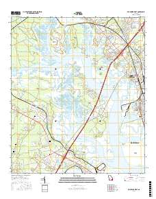 Brunswick West 2017 topographic map thumbnail