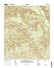 Downs 2017 topographic map thumbnail