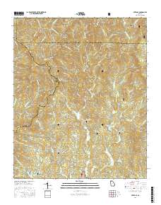 Dyer Gap 2017 topographic map thumbnail