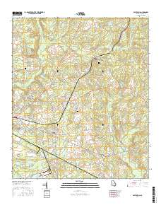 East Dublin 2017 topographic map thumbnail