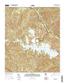East Juliette 2017 topographic map thumbnail