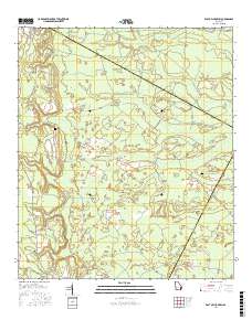 East of Ludowici 2017 topographic map thumbnail