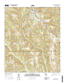 Ellaville South 2017 topographic map thumbnail
