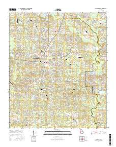 Fayetteville 2017 topographic map thumbnail