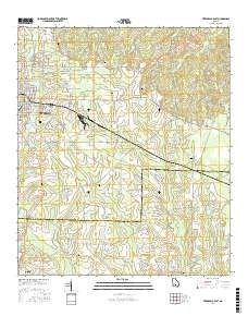 Fitzgerald East 2017 topographic map thumbnail