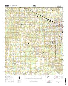 Fitzgerald West 2017 topographic map thumbnail