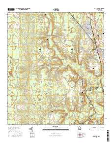 Folkston 2017 topographic map thumbnail